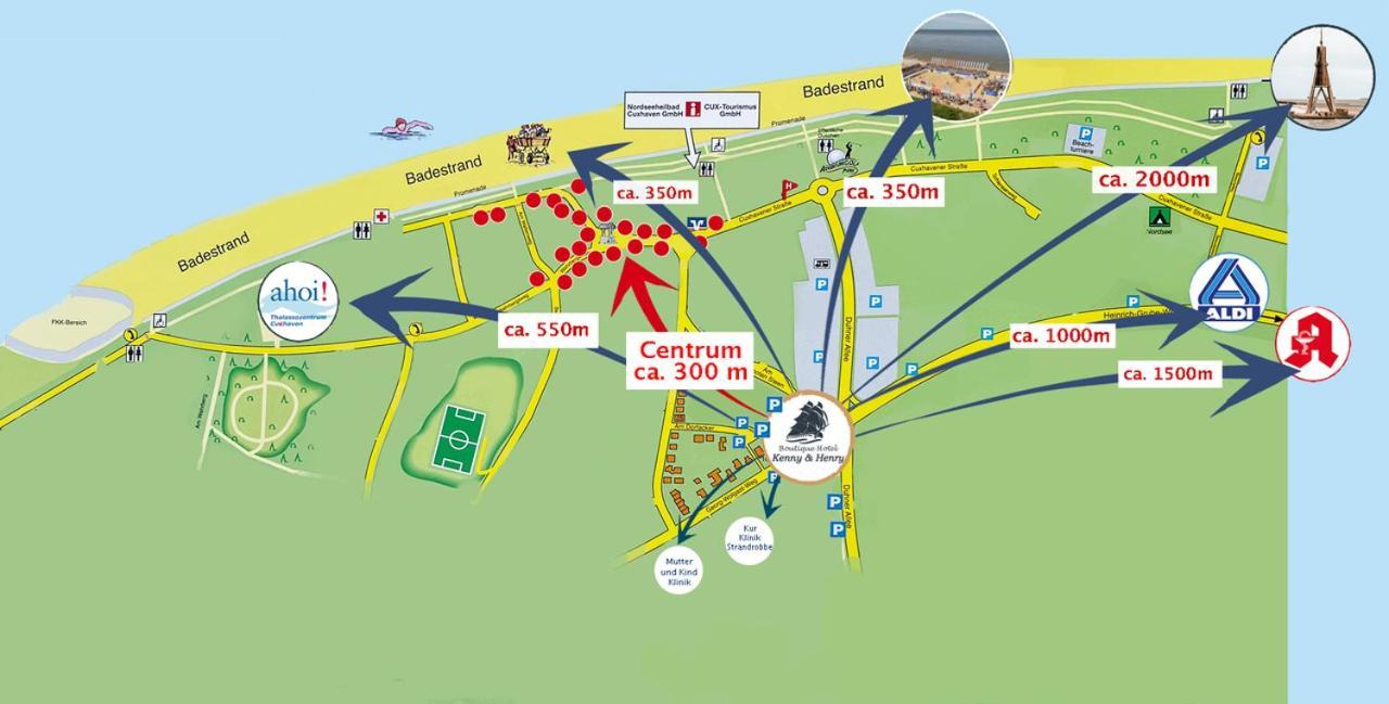 Hotel Kenny & Henry Cuxhaven Ngoại thất bức ảnh